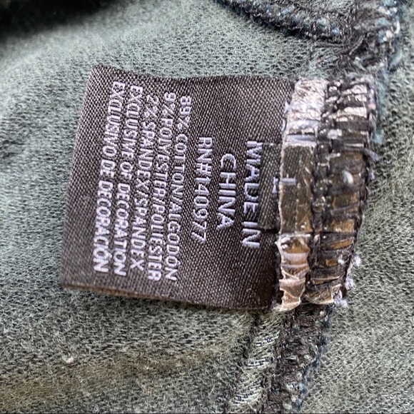 Hudson Youth Large Denim Moto Jacket Blue - Picture 7 of 7